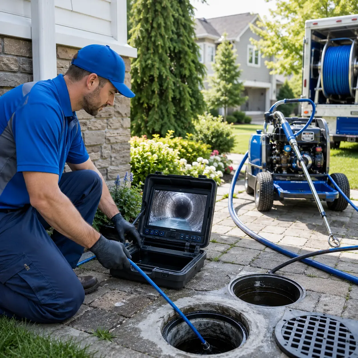 Outdoor drain cleaning professionals serving Walthourville, GA